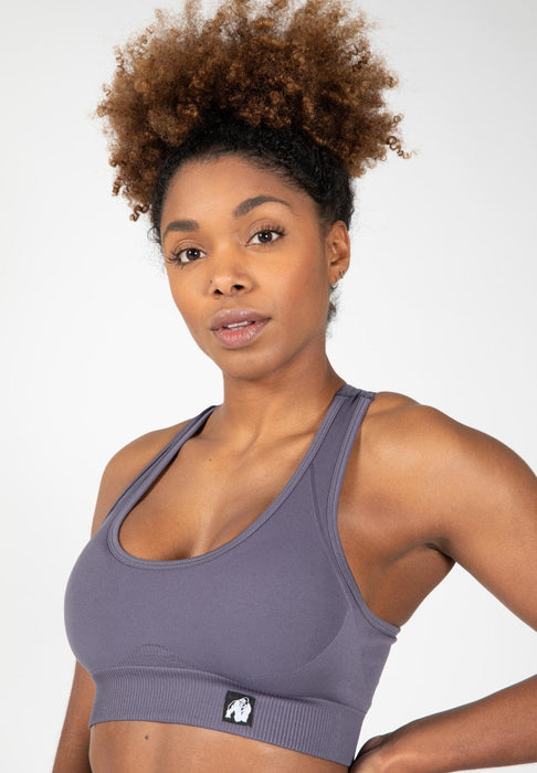 Gorilla Wear Yava Seamless Sports Bra - Grey