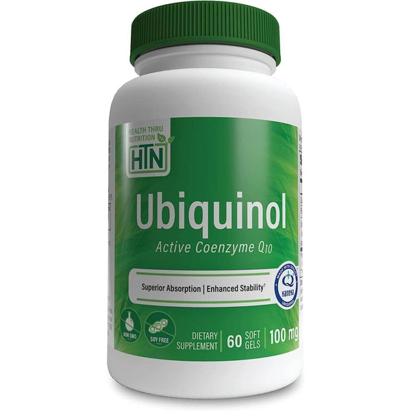 Health Thru Nutrition Ubiquinol 100mg 60 Softgels | Premium Supplements at MYSUPPLEMENTSHOP