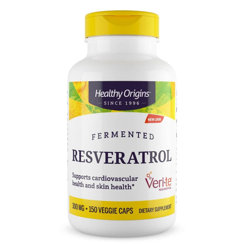 Healthy Origins Resveratrol 300mg 150 Veggie Capsules | Premium Supplements at MYSUPPLEMENTSHOP