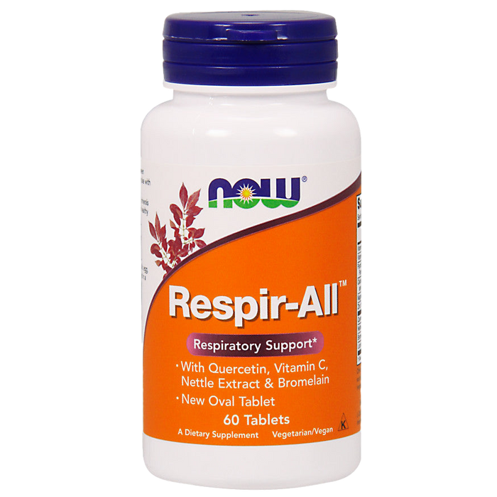 NOW Foods Respir-All, Allergy - 60 tablets