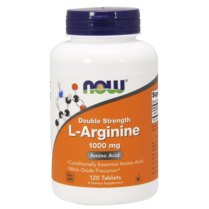 NOW Foods L-Arginine, 1000mg - 120 tablets