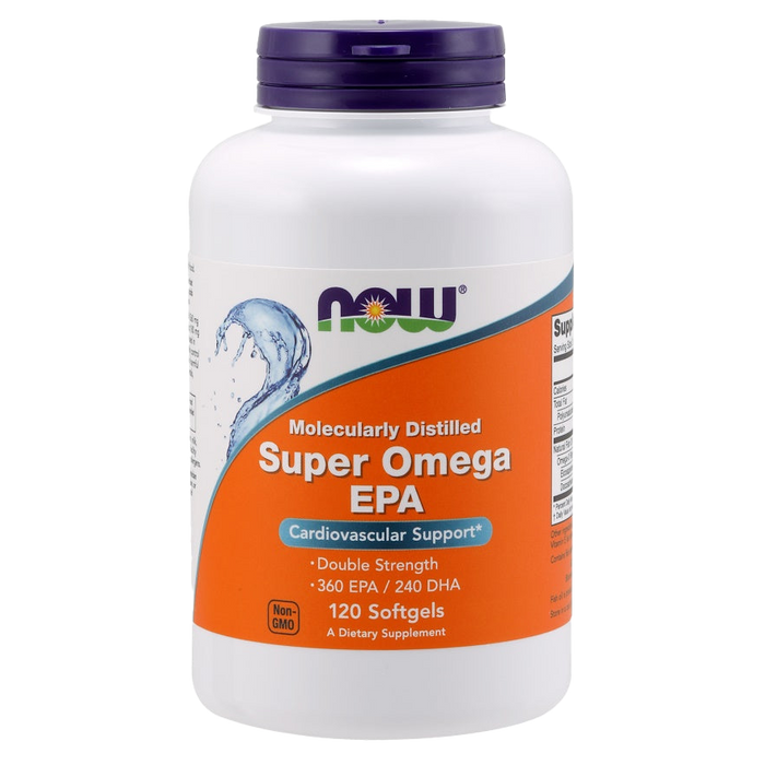 NOW Foods Super Omega EPA Molecularly Distilled - 120 softgels