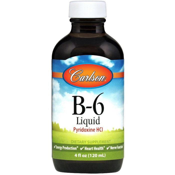 Carlson Labs Vitamin B-6 - Pyridoxine HCl - 120 ml.