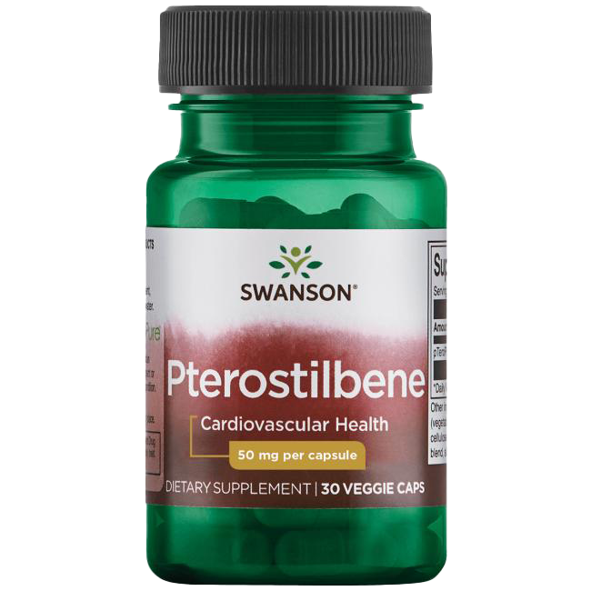 Swanson Pterostilbene, 50mg - 30 vcaps