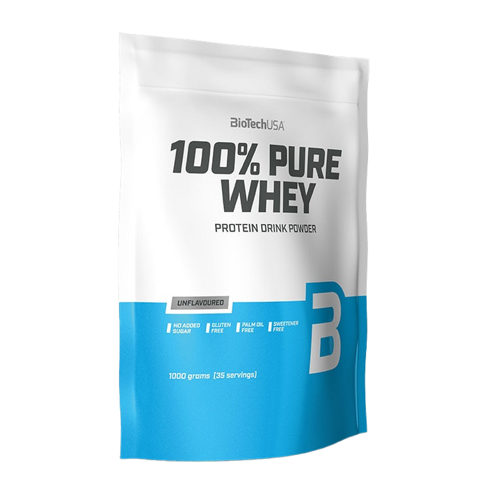 BioTechUSA 100% Pure Whey, Unflavoured - 1000 grams