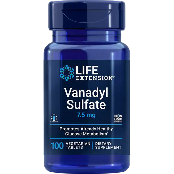 Life Extension Vanadyl Sulfate, 7.5mg - 100 vegetarian tabs