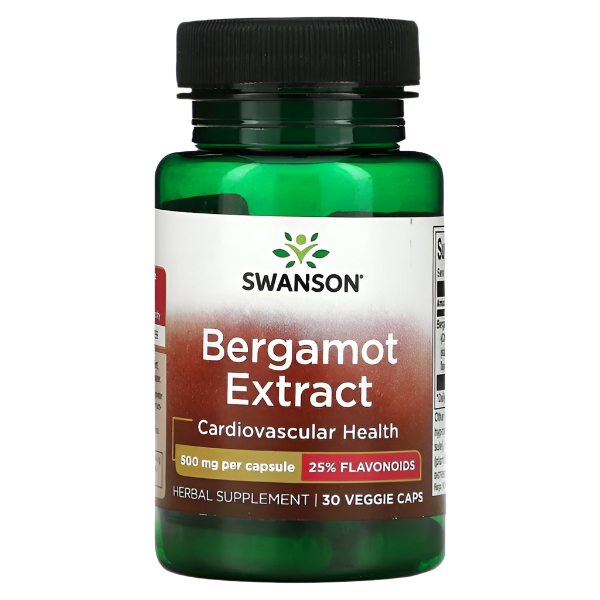 Swanson Bergamotte-Extrakt, 500 mg – 30 Kapseln