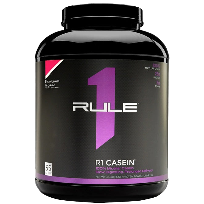 Rule One R1 Casein, Strawberries & Creme - 1815 grams