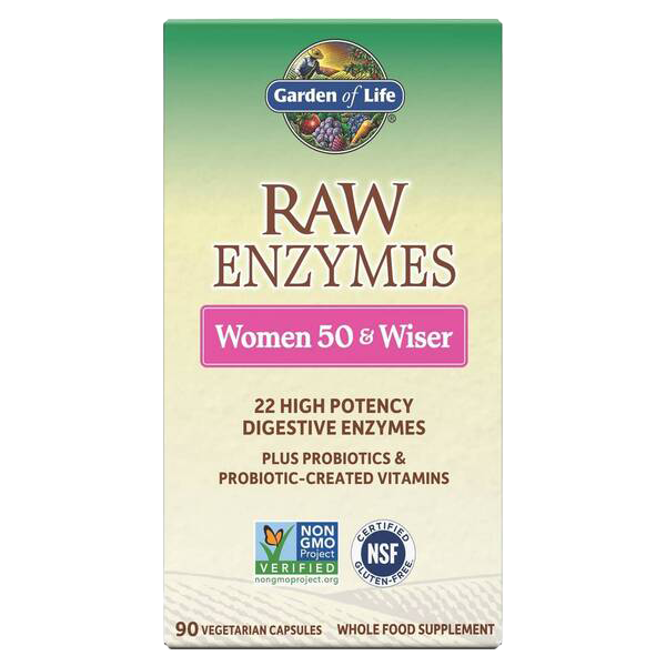 Garden of Life Raw Enzymes Women 50 & Wiser - 90 vcaps