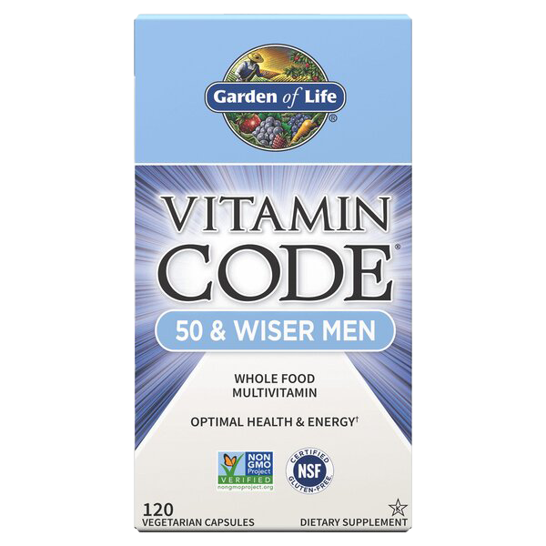 Garden of Life Vitamin Code 50 & Wiser Men - 120 vcaps