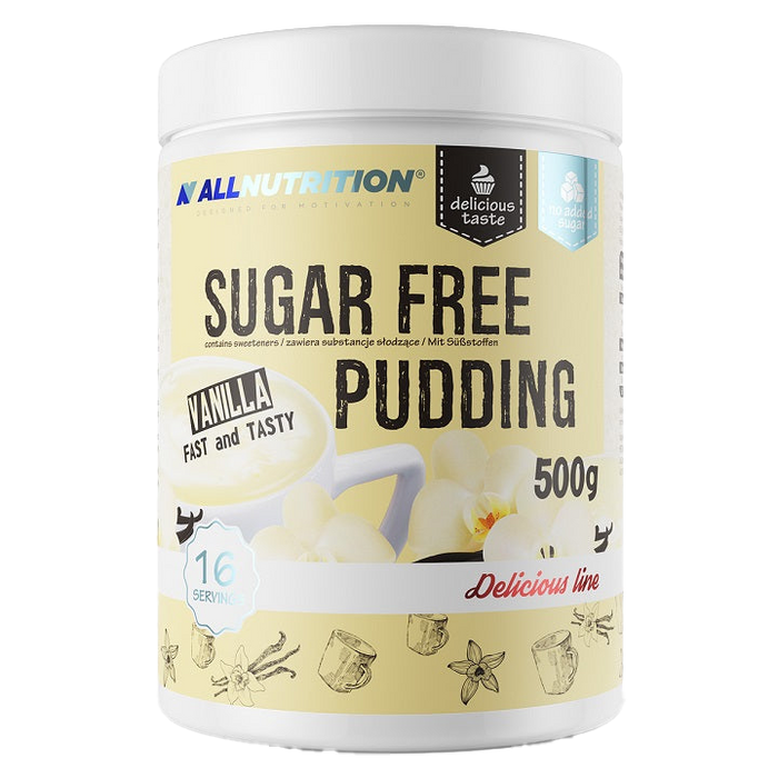 Allnutrition Sugar Free Pudding, Vanilla - 500g