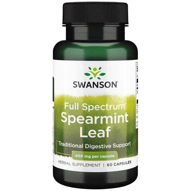 Swanson Full Spectrum Spearmint Leaf, 400 mg – 60 Kapseln