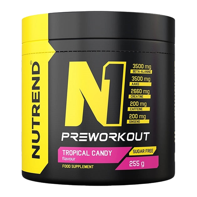 N1 Pre-Workout, Tropical Candy – 255 g