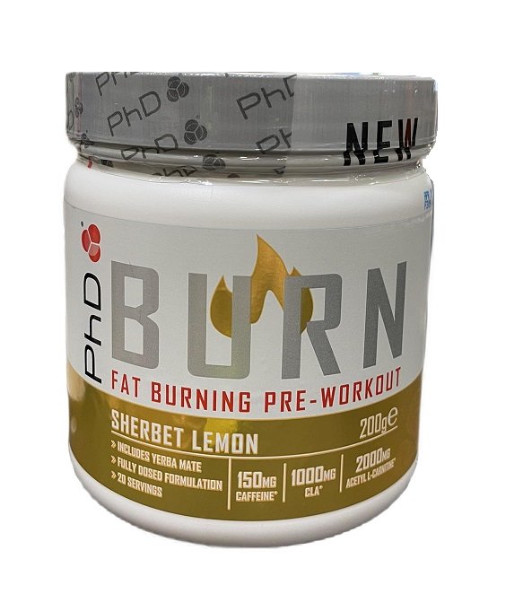 Burn Pre-Workout, Sherbet Lemon - 200g at MySupplementShop.co.uk