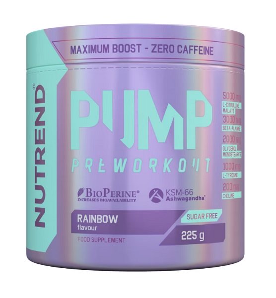 Nutrend Pump Pre-Workout, Rainbow - 225g - Pre & Post Workout at MySupplementShop by Nutrend