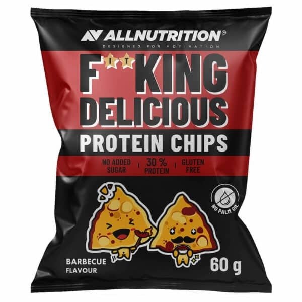 Allnutrition Fitking Delicious Protein Chips Barbecue 60g: Crunchy Fitness Delight - Health Foods at MySupplementShop by Allnutrition