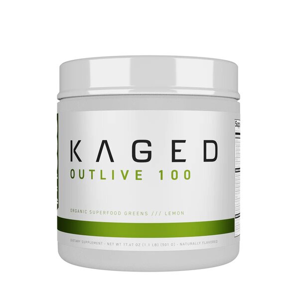 Kaged Muscle Outlive 100, Lemon 501g - Health and Wellbeing at MySupplementShop by Kaged Muscle