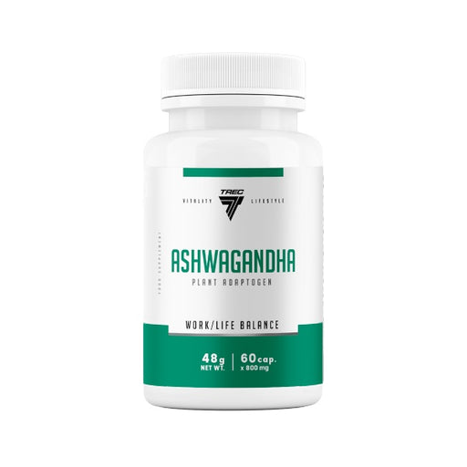 Trec Nutrition Ashwagandha, 800mg - 60 caps - Sports Supplements at MySupplementShop by Trec Nutrition