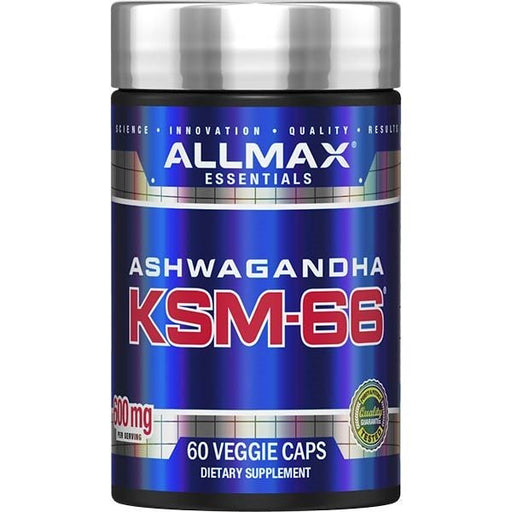 AllMax Nutrition KSM-66, 600mg - 60 vcaps Best Value Sports Supplements at MYSUPPLEMENTSHOP.co.uk