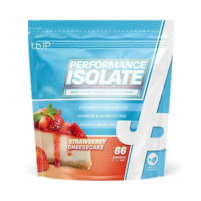 Performance Isolate, Strawberry Cheesecake - 2000g - Sports Nutrition at MySupplementShop by Trained by JP