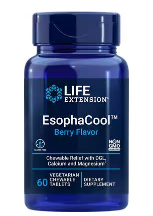 EsophaCool, Berry - 60 vegetarian chewable tabs - Sports Supplements at MySupplementShop by Life Extension