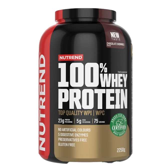 Nutrend 100% Whey Protein, Chocolate Brownies 2250g