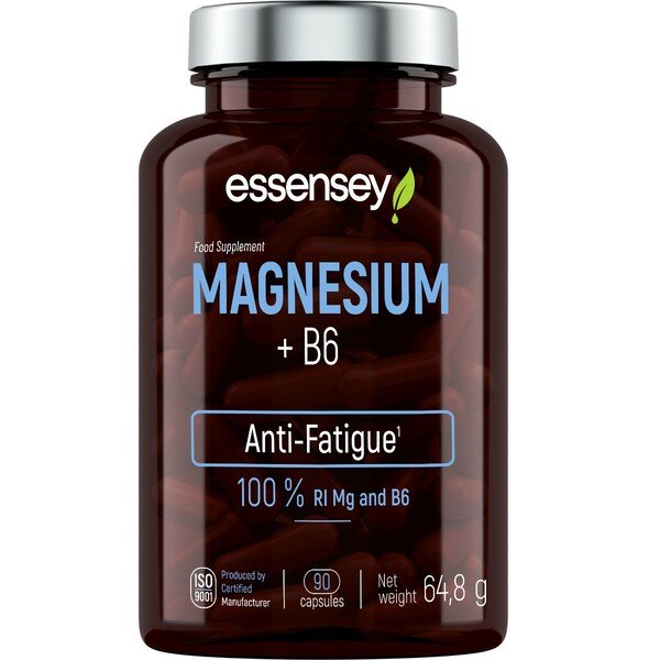 Magnesium + B6 - 90 caps - Default Title - Vitamins & Minerals at MySupplementShop by Essensey