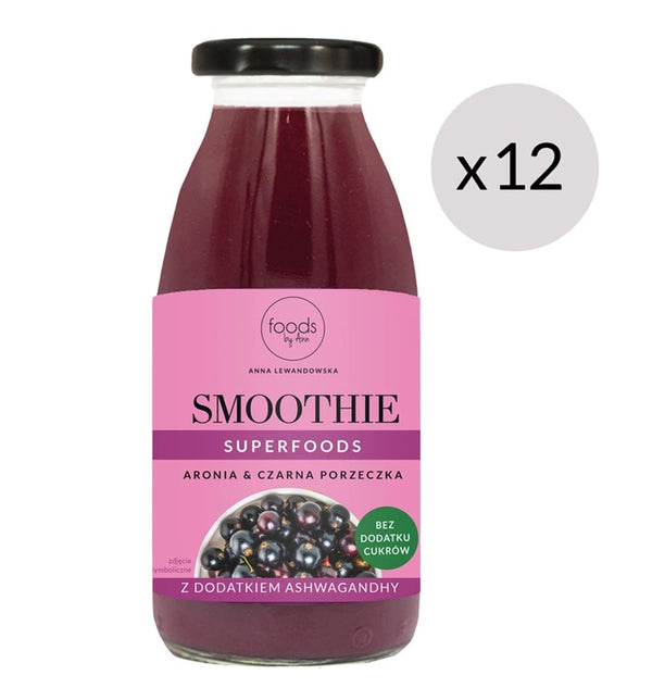 Levann Smoothie, Chokeberry & Blackcurrant - 12 x 250 ml. - Default Title - Sports Nutrition at MySupplementShop by Levann