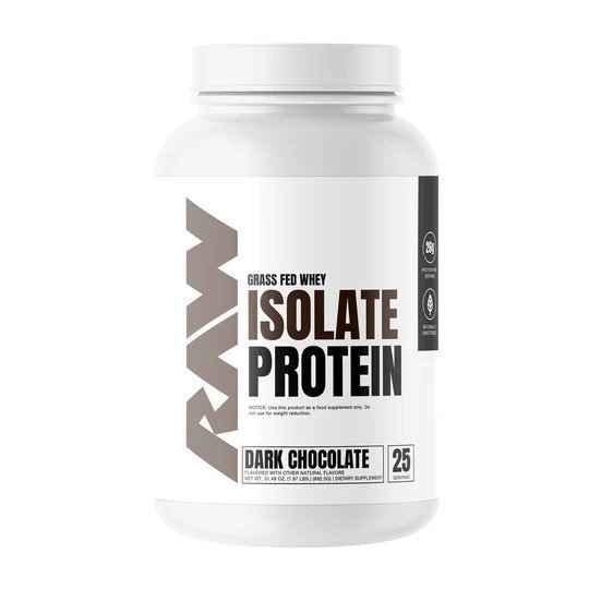 Raw Nutrition Isolate Protein 892g - Dark Chocolate - Whey Protein Isolate at MySupplementShop by Raw Nutrition