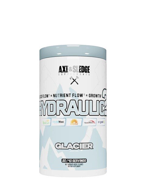 Axe & Sledge Hydraulic V2 Non-Stim Pre-Workout 452g - Glacier - Pre & Post Workout at MySupplementShop by Axe & Sledge