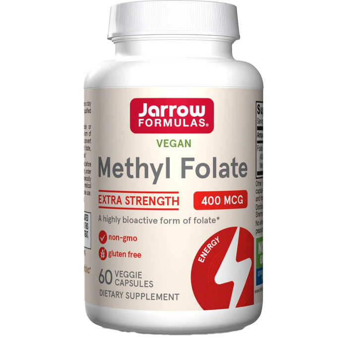 Jarrow Formulas Methyl Folate 400mcg 60 Veggie Capsules