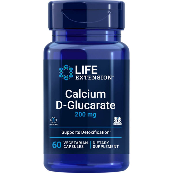 Life Extension Calcium D-Glucarate 200 mg 60 Vegetarian Capsules - Sports Supplements at MySupplementShop by Life Extension