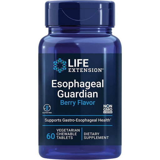 Life Extension Esophageal Guardian 60 Chewable Tablets - Health and Wellbeing at MySupplementShop by Life Extension