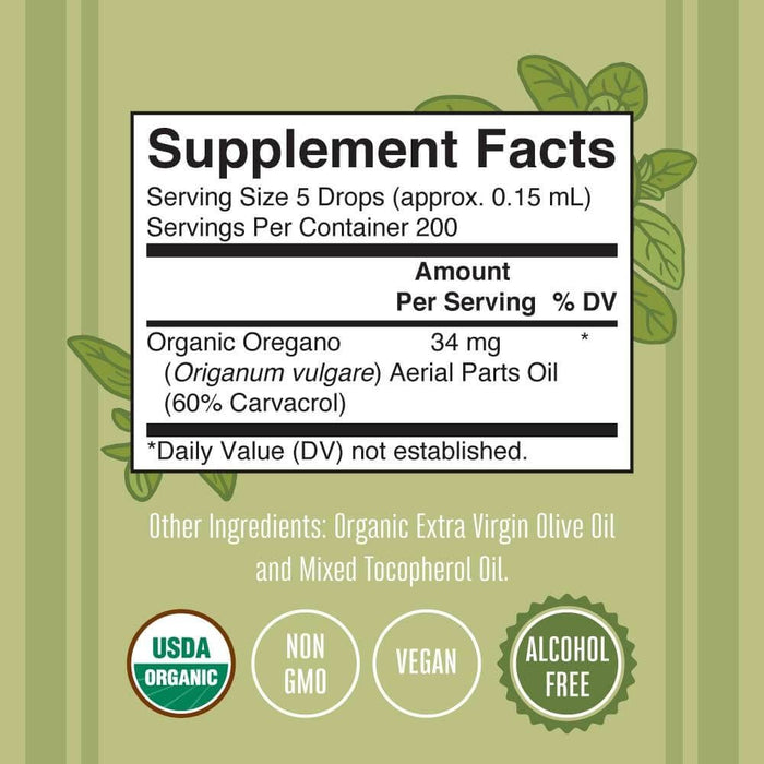 MaryRuth's Oil of Oregano Drops 1 oz | Premium Supplements at MYSUPPLEMENTSHOP