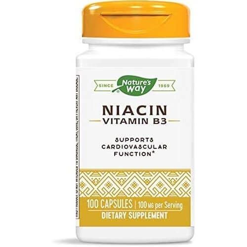 Nature's Way Niacin (Vitamin B-3) 100mg 100 Capsules | Premium Supplements at MYSUPPLEMENTSHOP