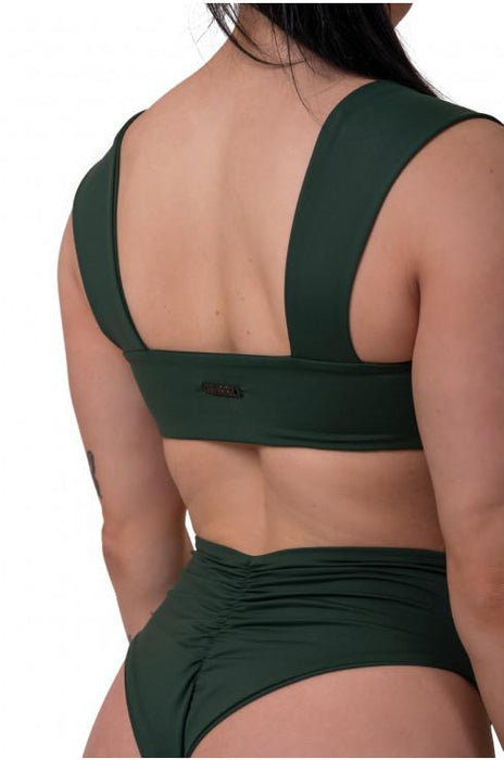 Nebbia High-Energy Bikini Top 553 - Dark Green