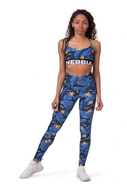 Nebbia High-Waist Ocean Power leggings 561 - Oean Blue - Medium - Leggings at MySupplementShop by Nebbia