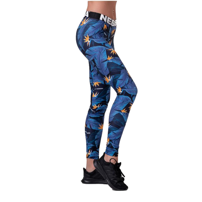 Nebbia Mid-Waist Performance Leggings 566 - Oean Blue