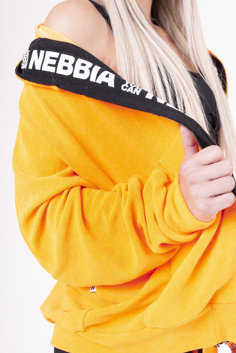 Nebbia Neon Energy Oversized Hoodie 682 - Orange