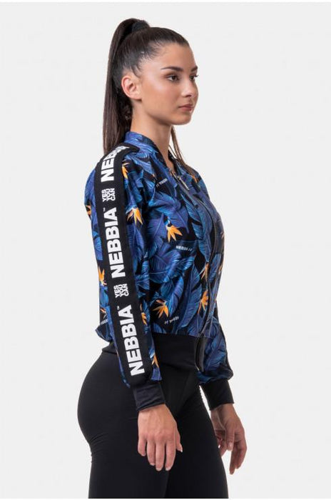 Nebbia Ocean Power Sporty Jacket 562 - Oean Blue - Sporty Jacket at MySupplementShop by Nebbia