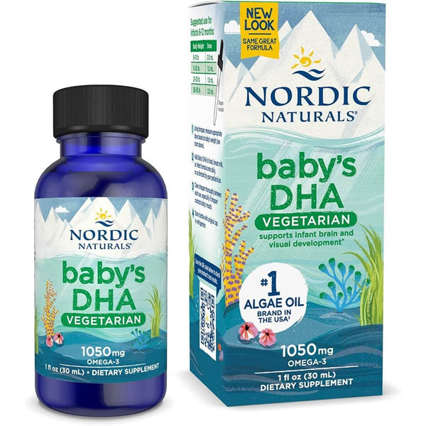 Nordic Naturals Baby's DHA Vegetarian Omega 3 1,050mg 1 fl oz | Premium Supplements at MYSUPPLEMENTSHOP