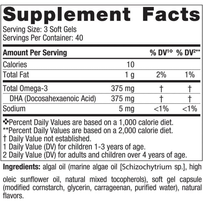 Nordic Naturals Children's DHA Vegetarian 375mg 120 Mini Chewable Softgels (Berry Lemonade) | Premium Supplements at MYSUPPLEMENTSHOP