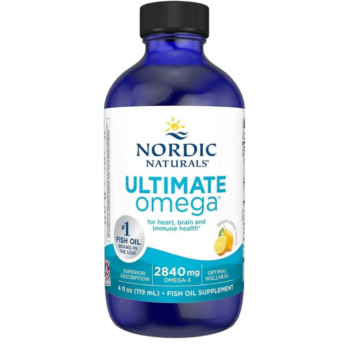 Nordic Naturals Ultimate Omega-3 2,840mg Liquid 4 fl oz (Lemon)