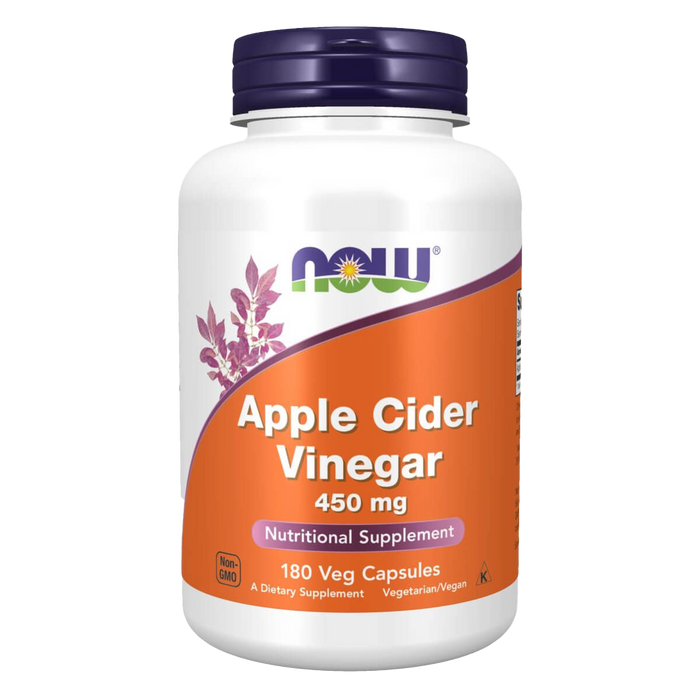 NOW Foods Apple Cider Vinegar 450 mg 180 Capsules