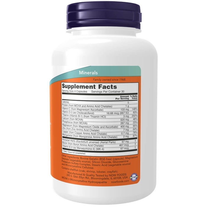 NOW Foods Bone Strength 120 Capsules | Premium Supplements at MYSUPPLEMENTSHOP