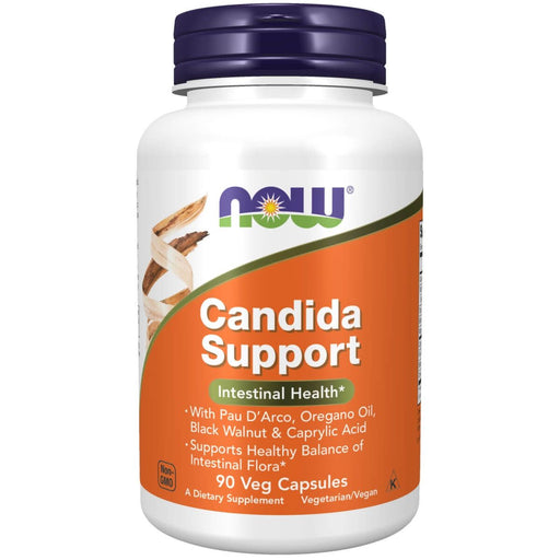 NOW Foods Candida Support 90 Veg Capsules - Health and Wellbeing at MySupplementShop by NOW Foods