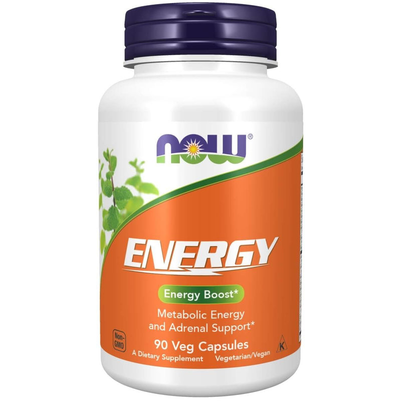 NOW Foods Energy Dietary Supplement 90 Veg Capsules | Premium Supplements at MYSUPPLEMENTSHOP