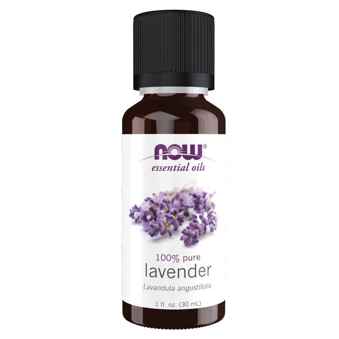 NOW Foods Lavender Essential Oil 100% Pure 1oz (30ml) - Health and Wellbeing at MySupplementShop by NOW Foods