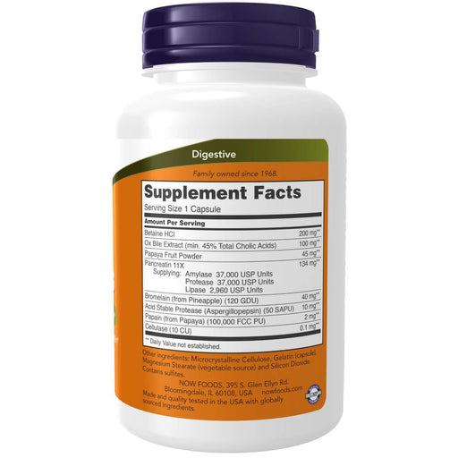 NOW Foods Super Enzymes 90 Capsules | Premium Supplements at MYSUPPLEMENTSHOP