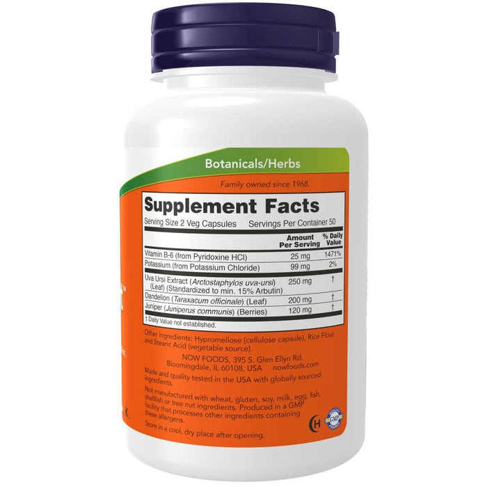 NOW Foods Water Out 100 Veg Capsules | Premium Supplements at MYSUPPLEMENTSHOP